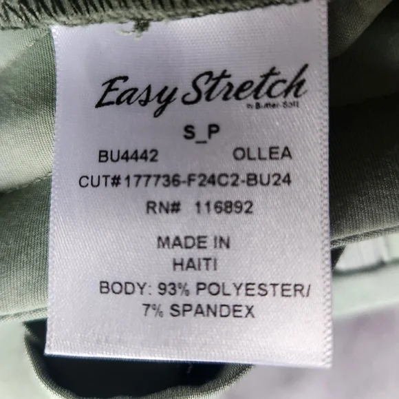 Easy Stretch Scrub Set | Olive Leaf With Burgundy Accent - Picture 3 of 7